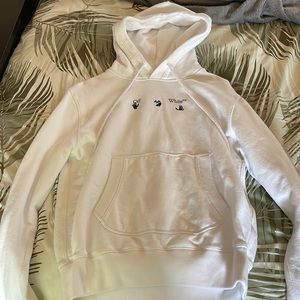 Off-White Motifs Hooded Sweatshirt
